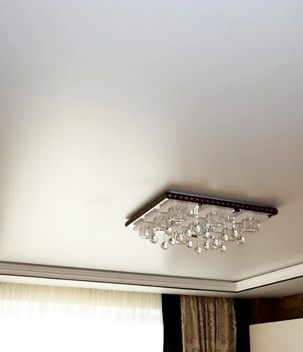 Сатиновый потолок — Натяжные потолки в Клине